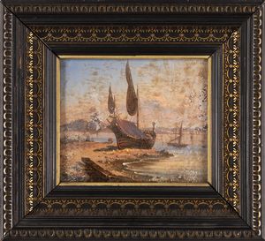 Andrea De Crescenzo - Barca da pesca, detta Poranzello della Marina del Carmine a Napoli