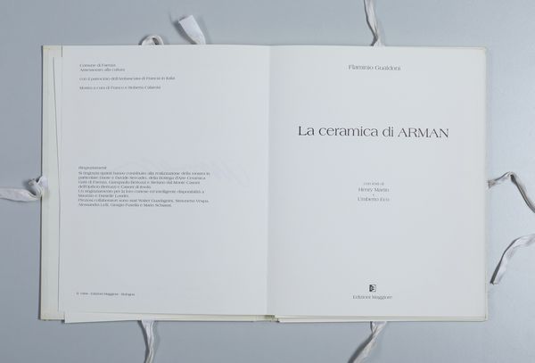 ARMAN FERNANDEZ (1928 - 2005) : La ceramica di Arman.  - Asta Asta 424 | GRAFICA MODERNA, FOTOGRAFIA E MULTIPLI D'AUTORE Online - Associazione Nazionale - Case d'Asta italiane
