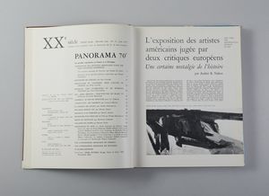 ARTISTI VARI : XXe Siecle Panorama 1970 N. 34.  - Asta Asta 424 | GRAFICA MODERNA, FOTOGRAFIA E MULTIPLI D'AUTORE Online - Associazione Nazionale - Case d'Asta italiane