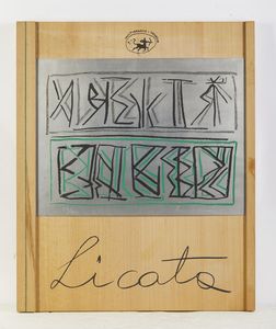 LICATA RICCARDO (1929 - 2014) : Senza titolo.  - Asta Asta 424 | GRAFICA MODERNA, FOTOGRAFIA E MULTIPLI D'AUTORE Online - Associazione Nazionale - Case d'Asta italiane