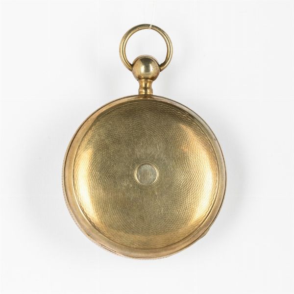 Orologio da tasca Breguet et fills, cassa in metallo, movimento con scappamento verga, quadrante in smalto bianco, 1800 circa  - Asta Orologi da Tasca - Associazione Nazionale - Case d'Asta italiane