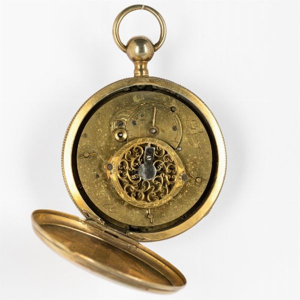 Orologio da tasca Breguet et fills, cassa in metallo, movimento con scappamento verga, quadrante in smalto bianco, 1800 circa  - Asta Orologi da Tasca - Associazione Nazionale - Case d'Asta italiane