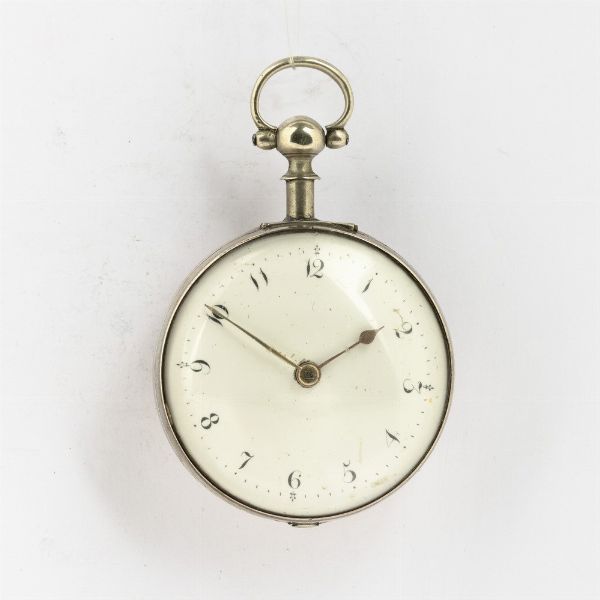 Orologio da tasca Sistema Roskopf del 1900 circa, cassa in metallo  - Asta Orologi da Tasca - Associazione Nazionale - Case d'Asta italiane