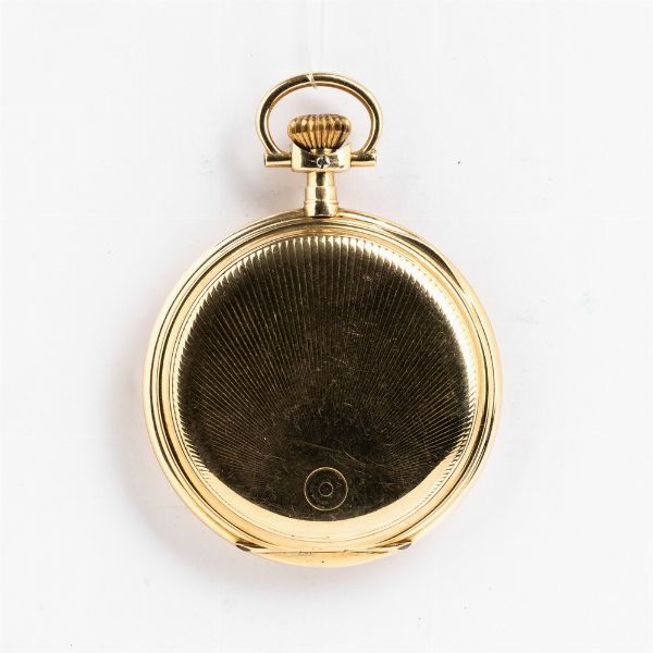 Orologio da tasca IWC, cassa in oro 14 kt marchiata Probus Scafusia n 473.177, con scatola  - Asta Orologi da Tasca - Associazione Nazionale - Case d'Asta italiane