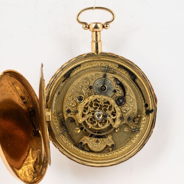 Orologio da tasca, cassa in oro 18 kt, firmato Breguet & fils, ripetizione ore e quarti, con scappamento a verga, quadrante in smalto bianco  - Asta Orologi da Tasca - Associazione Nazionale - Case d'Asta italiane