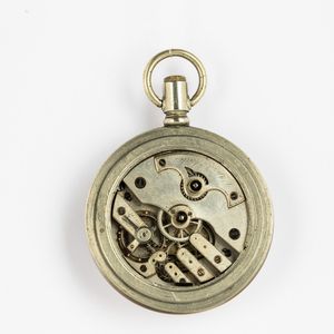 Dent London, orologio da tasca inglese per il mercato turco, 1870 circa, cassa posteriore in metallo, quadrante in smalto bianco,  - Asta Orologi da Tasca - Associazione Nazionale - Case d'Asta italiane