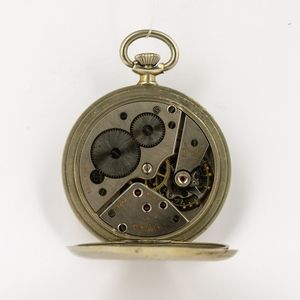 Orologio da tasca Omega, cassa in metallo, quadrante in metallo smaltato, scappamento ad ancora  - Asta Orologi da Tasca - Associazione Nazionale - Case d'Asta italiane