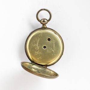 Faller: orologio  da tasca, anno 1870 - 1880, cassa in  argento, scappamento ad ancora, bilanciere compensato, quadrante in smalto bianco, lancette in acciaio azzurrato  - Asta Orologi da Tasca - Associazione Nazionale - Case d'Asta italiane