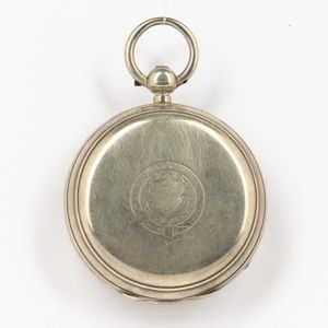 Orologio da tasca inglese a ribaltina, Wright & Gold, scappamento ad ancora, bilanciere compensato, quadrante in smalto bianco  - Asta Orologi da Tasca - Associazione Nazionale - Case d'Asta italiane