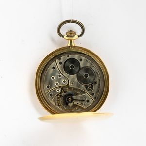 Tavannes orologio da taschino del 1920-1930 in oro 18 kt, cassa savonette, movimento con scappamento ad ancora n 14.367.239, quadrante in metallo smaltato, da revisionare  - Asta Orologi da Tasca - Associazione Nazionale - Case d'Asta italiane