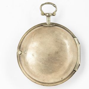 George Prior - London orologio inglese in tripla cassa per il mercato turco, 3 casse in argento, la esterna ricoperta in similpelle, quadrante in smalto bianco, 1800  circa  - Asta Orologi da Tasca - Associazione Nazionale - Case d'Asta italiane