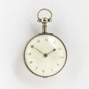 Orologio da tasca Sistema Roskopf del 1900 circa, cassa in metallo  - Asta Orologi da Tasca - Associazione Nazionale - Case d'Asta italiane