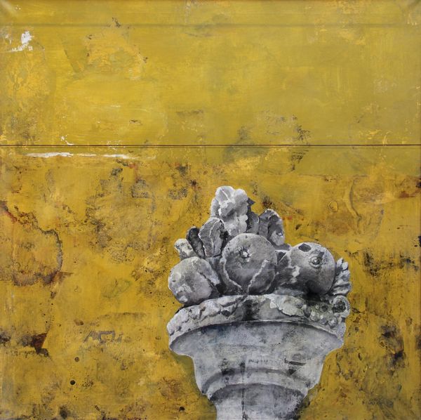 Piero MOSTI : Capitello con muro giallo  - Asta Arte Moderna e Contemporanea - Associazione Nazionale - Case d'Asta italiane