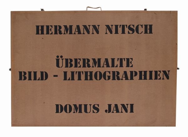 Hermann Nitsch : Ubermalte Bild - Lithographien, Domus Jani  - Asta Arte Moderna e Contemporanea - Associazione Nazionale - Case d'Asta italiane