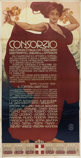 Anonimo : Consorzio affissioni  - Asta Manifesti d'Epoca - Associazione Nazionale - Case d'Asta italiane