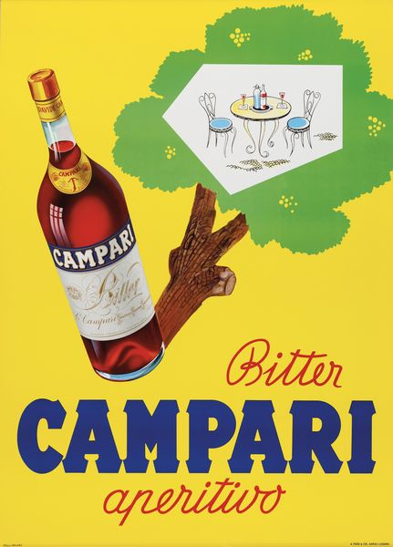 Rolli : Bitter Campari Aperitivo - Milano  - Asta Manifesti d'Epoca - Associazione Nazionale - Case d'Asta italiane