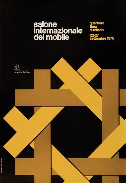 Alberto Longhi : Salone Internazionale del Mobile 1978  - Asta Manifesti d'Epoca - Associazione Nazionale - Case d'Asta italiane