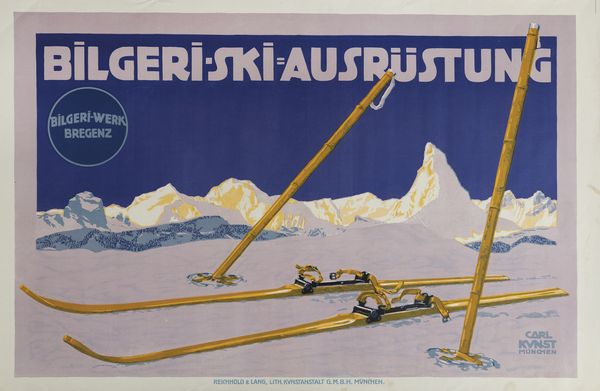 Carl Kunst : Bilgeri Ski Ausrstung  - Asta Manifesti d'Epoca - Associazione Nazionale - Case d'Asta italiane
