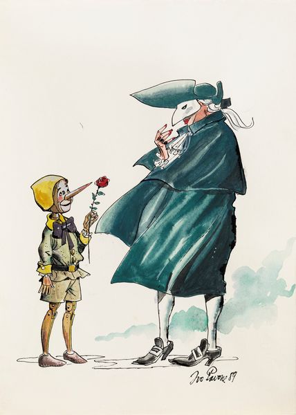 Ivo Pavone : Pinocchio  - Asta Fumetti: Tavole e Illustrazioni Originali - Associazione Nazionale - Case d'Asta italiane