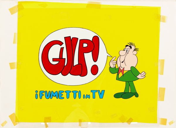 Studio Bignardi : Gulp! Fumetti in tv  - Asta Fumetti: Tavole e Illustrazioni Originali - Associazione Nazionale - Case d'Asta italiane