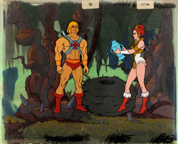 Studio Filmation : He-Man and the Masters of the Universe (He-Man e i dominatori delluniverso)  - Asta Fumetti: Tavole e Illustrazioni Originali - Associazione Nazionale - Case d'Asta italiane