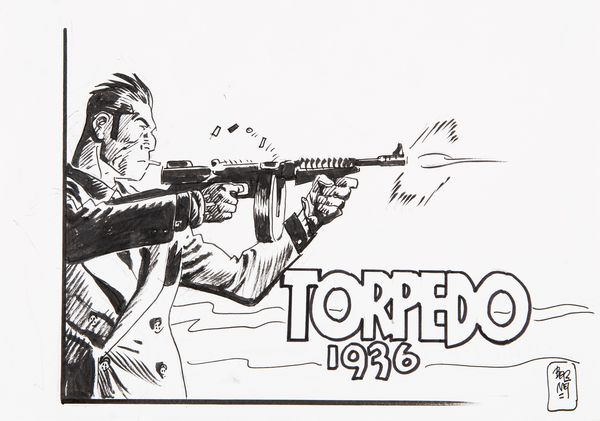 Jordi Bernet : Torpedo 1936  - Asta Fumetti: Tavole e Illustrazioni Originali - Associazione Nazionale - Case d'Asta italiane