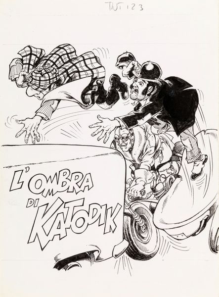 Paolo Piffarerio : Alan Ford - L'ombra di Katodik  - Asta Fumetti: Tavole e Illustrazioni Originali - Associazione Nazionale - Case d'Asta italiane