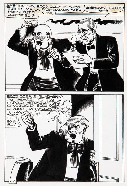 Magnus (Roberto Raviola) : Alan Ford - Formule  - Asta Fumetti: Tavole e Illustrazioni Originali - Associazione Nazionale - Case d'Asta italiane