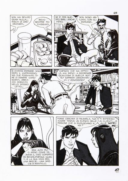 Nicola Mari : Dylan Dog - Nel segno del dolore  - Asta Fumetti: Tavole e Illustrazioni Originali - Associazione Nazionale - Case d'Asta italiane