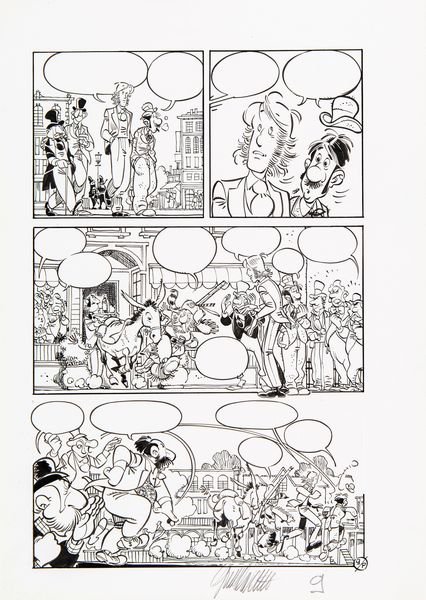 Giorgio Cavazzano : Silas Finn  - Asta Fumetti: Tavole e Illustrazioni Originali - Associazione Nazionale - Case d'Asta italiane