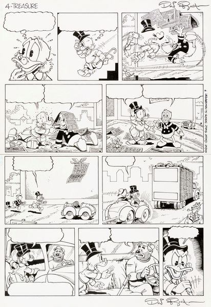 Don Rosa : Trash Or Treasure  - Asta Fumetti: Tavole e Illustrazioni Originali - Associazione Nazionale - Case d'Asta italiane