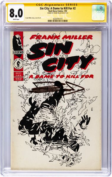 Frank Miller : Sin City: A Dame to Kill For # 2 (Signature Series)  - Asta Fumetti: Tavole e Illustrazioni Originali - Associazione Nazionale - Case d'Asta italiane