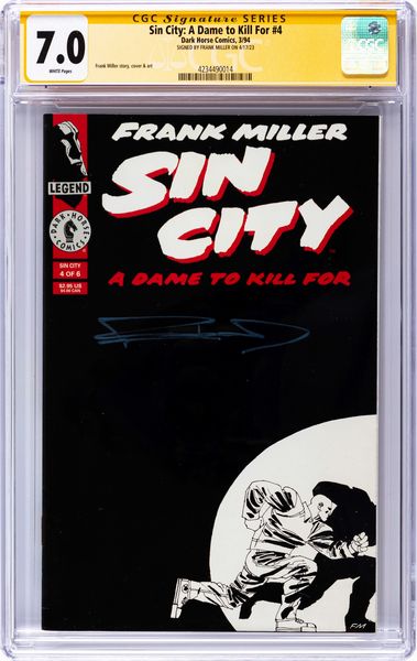 Frank Miller : Sin City: A Dame to Kill For # 4 (Signature Series)  - Asta Fumetti: Tavole e Illustrazioni Originali - Associazione Nazionale - Case d'Asta italiane