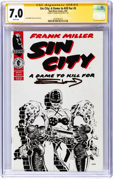 Frank Miller : Sin City: A Dame to Kill For # 5 (Signature Series)  - Asta Fumetti: Tavole e Illustrazioni Originali - Associazione Nazionale - Case d'Asta italiane