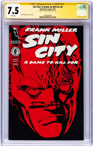 Frank Miller : Sin City: A Dame to Kill For # 6 (Signature Series)  - Asta Fumetti: Tavole e Illustrazioni Originali - Associazione Nazionale - Case d'Asta italiane