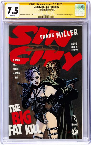 Frank Miller : Sin City: The Big Fat Kill # 2 (Signature Series)  - Asta Fumetti: Tavole e Illustrazioni Originali - Associazione Nazionale - Case d'Asta italiane