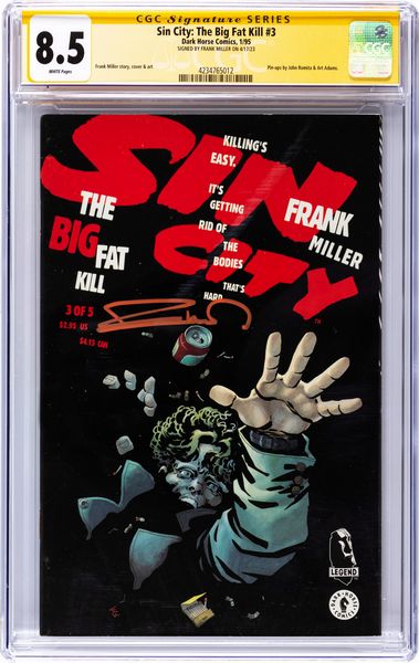 Frank Miller : Sin City: The Big Fat Kill # 3 (Signature Series)  - Asta Fumetti: Tavole e Illustrazioni Originali - Associazione Nazionale - Case d'Asta italiane
