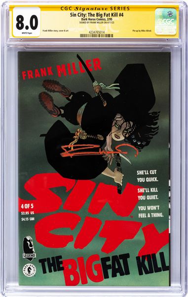 Frank Miller : Sin City: The Big Fat Kill # 4 (Signature Series)  - Asta Fumetti: Tavole e Illustrazioni Originali - Associazione Nazionale - Case d'Asta italiane