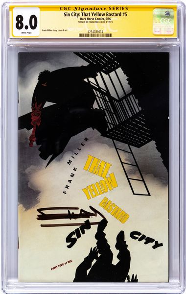 Frank Miller : Sin City: That Yellow Bastard # 5 (Signature Series)  - Asta Fumetti: Tavole e Illustrazioni Originali - Associazione Nazionale - Case d'Asta italiane