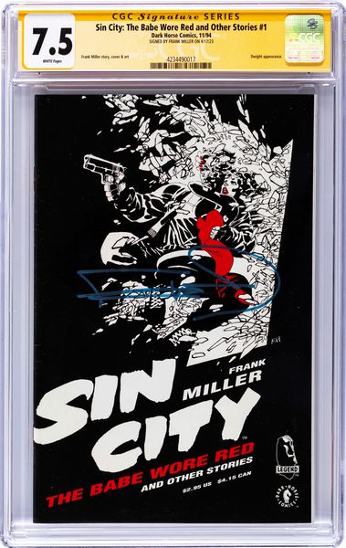 Frank Miller : Sin City: The Babe Wore Red and Other Stories # 1 (Signature Series)  - Asta Fumetti: Tavole e Illustrazioni Originali - Associazione Nazionale - Case d'Asta italiane