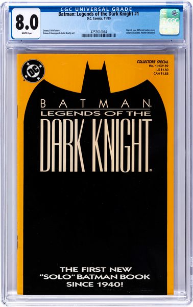 Batman: Legends of the Dark Knight # 1  - Asta Fumetti: Tavole e Illustrazioni Originali - Associazione Nazionale - Case d'Asta italiane