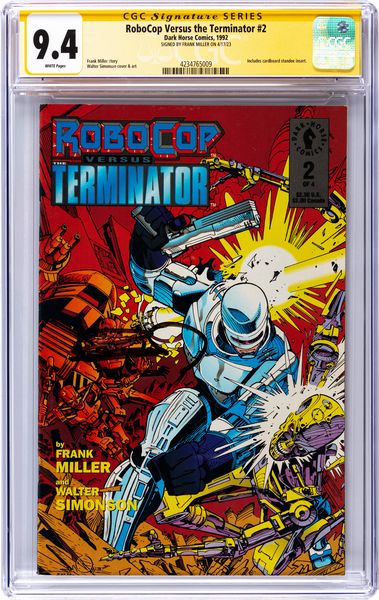 Frank Miller : RoboCop Versus the Terminator # 2 (Signature Series)  - Asta Fumetti: Tavole e Illustrazioni Originali - Associazione Nazionale - Case d'Asta italiane