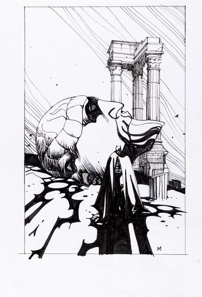Nicola Mari : Batman: Ianus  - Asta Fumetti: Tavole e Illustrazioni Originali - Associazione Nazionale - Case d'Asta italiane