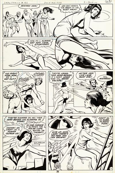 Bob Oksner : Superman Family - Lois Lane: Good Health...It's Killing Me!  - Asta Fumetti: Tavole e Illustrazioni Originali - Associazione Nazionale - Case d'Asta italiane
