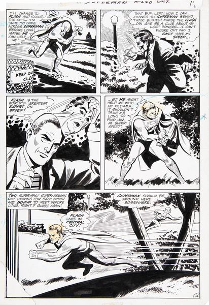 Curt Swan : Superman - Who Stole My Super-Powers?  - Asta Fumetti: Tavole e Illustrazioni Originali - Associazione Nazionale - Case d'Asta italiane