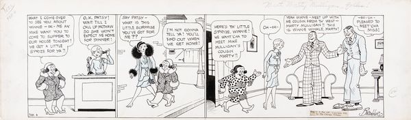 Martin Branner : Winnie Winkle - Meet Mike Mulligan, folks!  - Asta Fumetti: Tavole e Illustrazioni Originali - Associazione Nazionale - Case d'Asta italiane