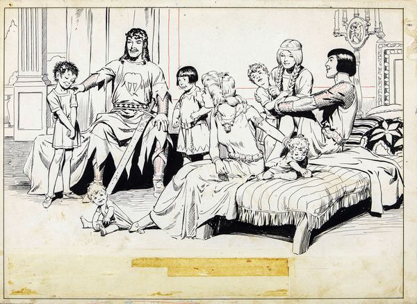 Hal Foster : Prince Valiant  - Asta Fumetti: Tavole e Illustrazioni Originali - Associazione Nazionale - Case d'Asta italiane