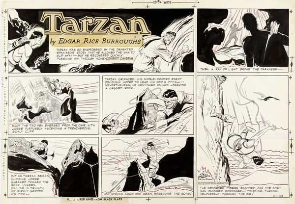 Bob Lubbers : Tarzan -Tarzan and the Incas  - Asta Fumetti: Tavole e Illustrazioni Originali - Associazione Nazionale - Case d'Asta italiane