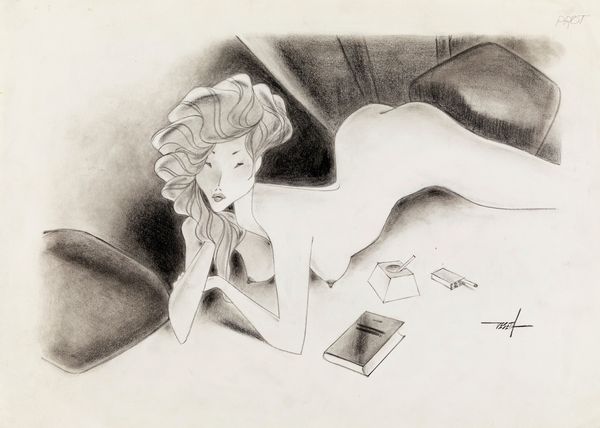 Enrico De Seta : Nudo  - Asta Fumetti: Tavole e Illustrazioni Originali - Associazione Nazionale - Case d'Asta italiane