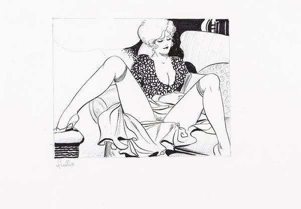 Leone Frollo : Mona Street  - Asta Fumetti: Tavole e Illustrazioni Originali - Associazione Nazionale - Case d'Asta italiane